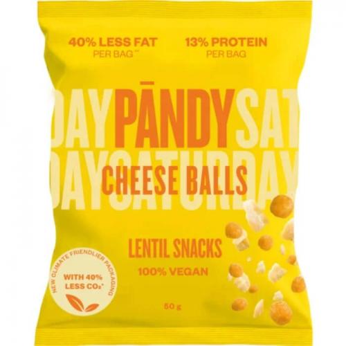 Pandy Lentil Snacks Cheese Balls 50g Coopers Candy