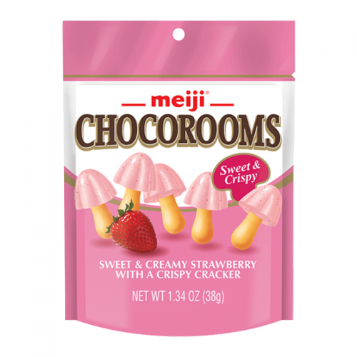 Meiji Chocorooms Strawberry 38g Coopers Candy