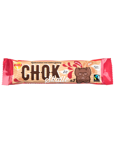 Bubs Chokskalle 3-Pack Jordgubb/Kola 51g Coopers Candy