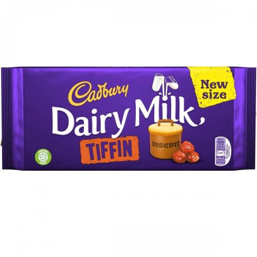 Cadbury Dairy Milk Tiffin Chocolate Bar 200g Coopers Candy