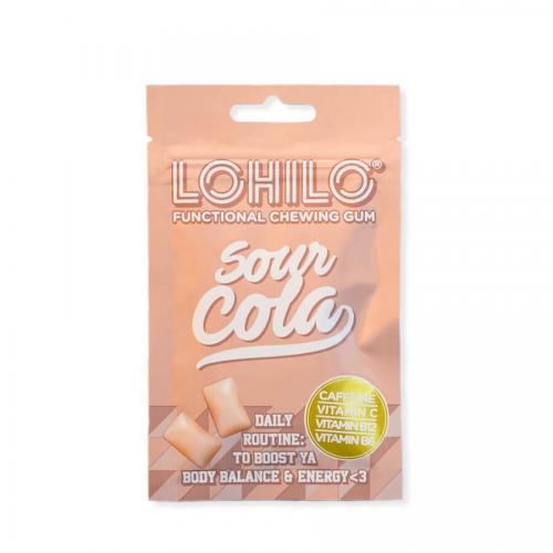 LOHILO Functional Chewing Gum - Sour Cola Coopers Candy
