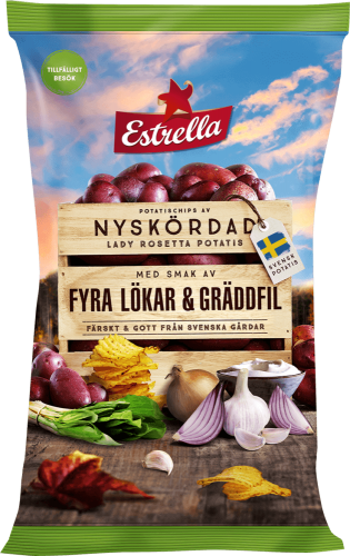 Estrella Nyskrdad Fyra lkar & Grddfil 250g Coopers Candy
