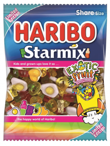 Haribo Starmix Exotic Fruits 180g Coopers Candy