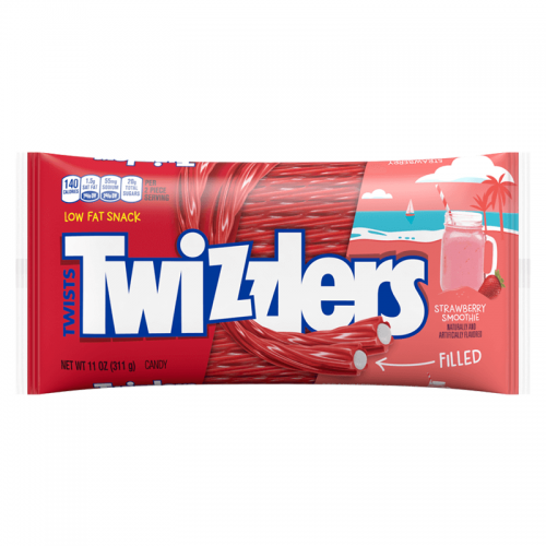 Twizzlers Strawberry Smoothie Filled Twists 311g Coopers Candy