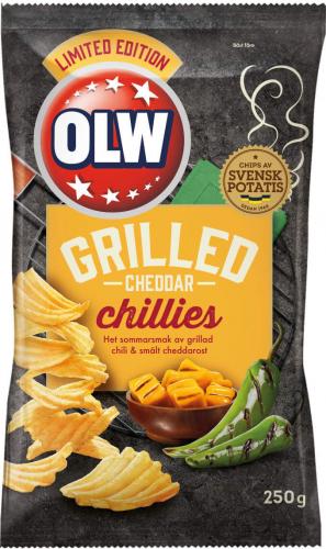 OLW Grilled Cheddar Chillies 250g Coopers Candy