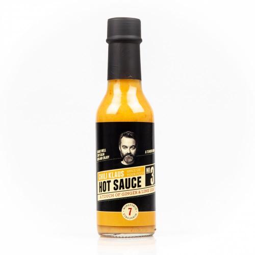 Chili Klaus Hot Sauce No. 3 - Ginger & Lime Leaf 147ml Coopers Candy