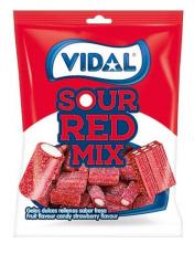 Vidal Sour Red Mix 90g Coopers Candy