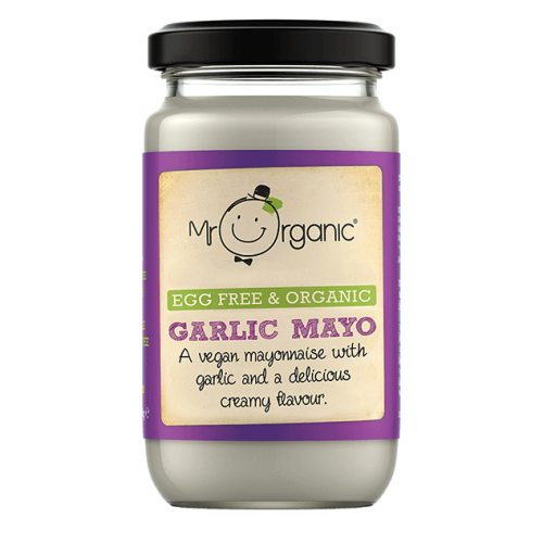 Mr Organic Egg Free Garlic Mayo 180g Coopers Candy