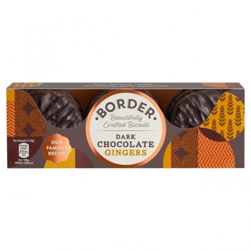 Border Dark Chocolate Gingers 150g Coopers Candy