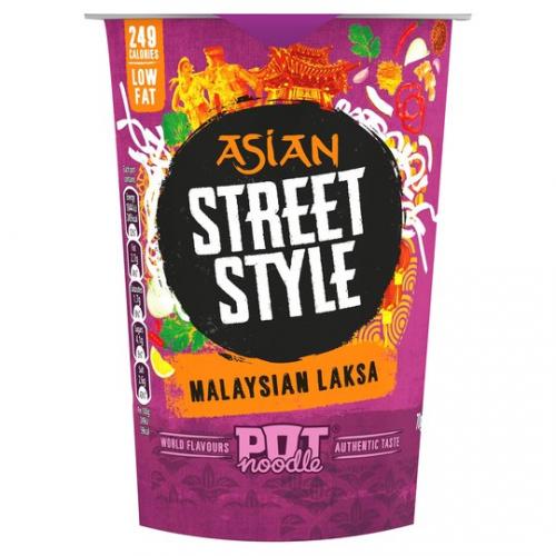 Pot Noodle Asian Street Style Malaysian Laksa 70g Coopers Candy