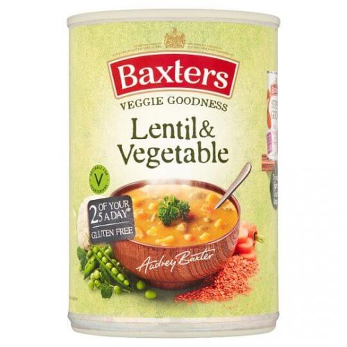 Baxters Lentil and Vegetable Soup 400g Coopers Candy