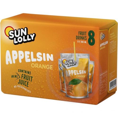 Sun Lolly Drinks 20clx8st - Apelsin Coopers Candy