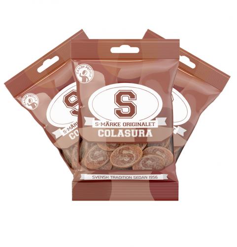 S-Mrke Colasura 80g x 3st Coopers Candy