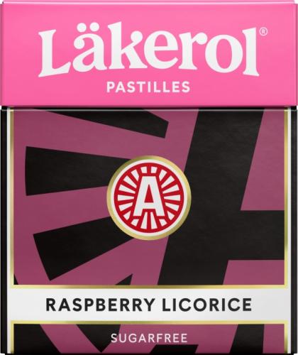 Lkerol Raspberry Licorice 25g Coopers Candy
