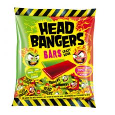 Head Bangers Bars Crazy Sour Straw/Apple 180g Coopers Candy
