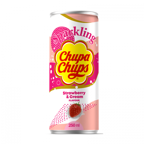 Chupa Chups Strawberry Soda 25cl Coopers Candy