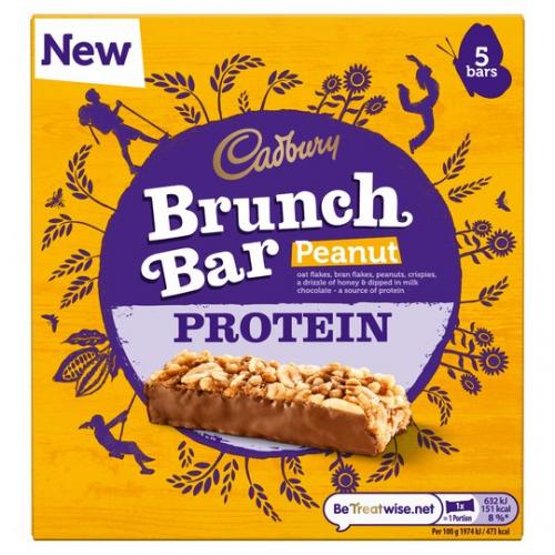 Cadbury Brunch Bar Peanut Protein 6-Pack 200g Coopers Candy