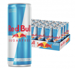 Red Bull Sugar Free 25cl x 24st (helt flak) Coopers Candy