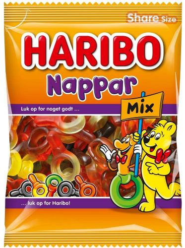 Haribo Nappar Mix 275g Coopers Candy