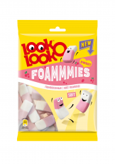 Look-O-Look Foammies Raspberry 180g Coopers Candy