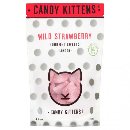 Candy Kittens Wild Strawberry 108g Coopers Candy