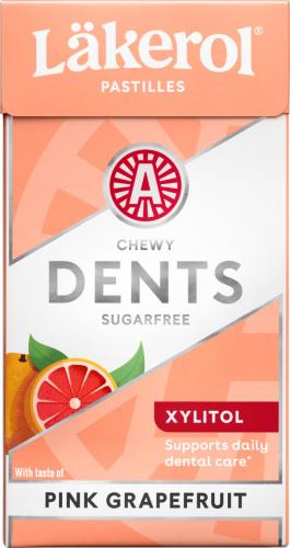 Lkerol Dents Pink Grapefruit 36g Coopers Candy