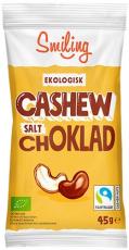 Smiling Cashew Salt Choklad EKO 45g Coopers Candy