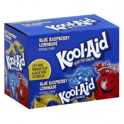 Kool-Aid Soft Drink Mix - Blue Raspberry Lemonade 6.2g x 48st Coopers Candy