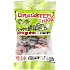 Dragster Jordgubb & Lakrits 65g Coopers Candy