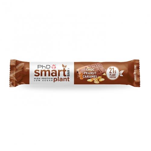 PhD Smart Bar Plant Chocolate Peanut Caramel 64g Coopers Candy