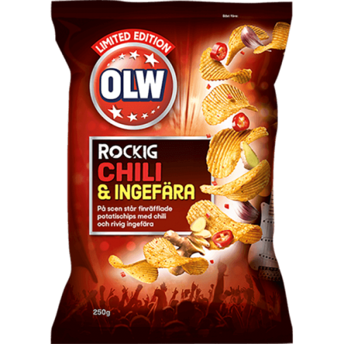 OLW Rockig Chili & Ingefra 250g Coopers Candy