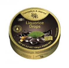 Cavendish & Harvey Liquorice Filled Drops 130g Coopers Candy