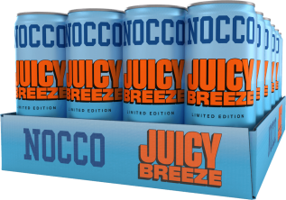 NOCCO Juicy Breeze Summer 33cl x 24st (helt flak) Coopers Candy