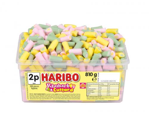Haribo Rhubarb & Custard 810g Coopers Candy