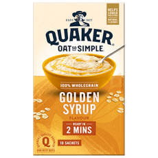 Quaker Oats So Simple Golden Syrup 360g Coopers Candy