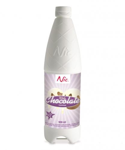 Nic Topping - Vit Choklad 0.9L (BF: 2024-04-17) Coopers Candy