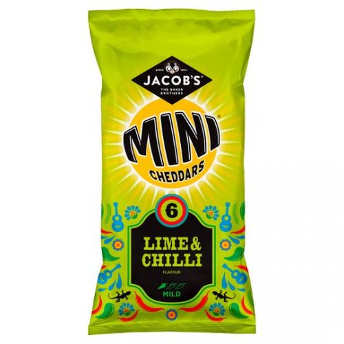 Jacobs Mini Cheddars Lime & Chilli 150g Coopers Candy