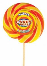 Candy Pops - Rhubarb & Custard 75g Coopers Candy