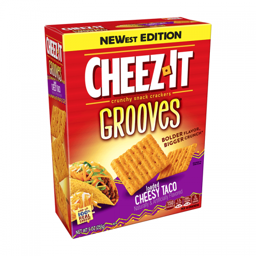 Cheez-It Grooves Loaded Cheesy Taco 255g Coopers Candy