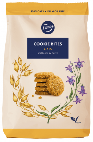 Fazer Cookie Bites Oats 270g Coopers Candy