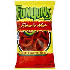 Funyuns Onion Rings Flamin Hot 163g Coopers Candy