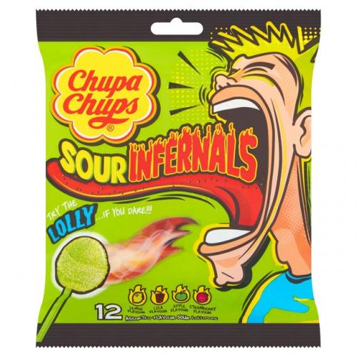 Chupa Chups Infernals Lollipops 114g Coopers Candy