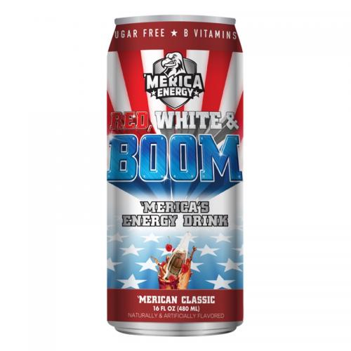 Merica Energy Red White & Boom - Merican Classic 480ml Coopers Candy