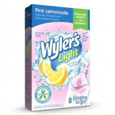 Wylers Light Singles To Go 8-pack - Pink Lemonade Coopers Candy