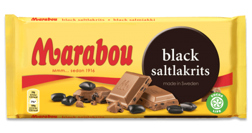 Marabou Black Saltlakrits 100g Coopers Candy