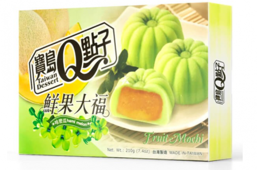Taiwan Dessert Fruit Mochi Hami Melon 210g (BF: 2024-03-31) Coopers Candy