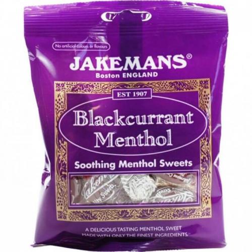 Jakemans Blackcurrant Menthol Bag 100g Coopers Candy