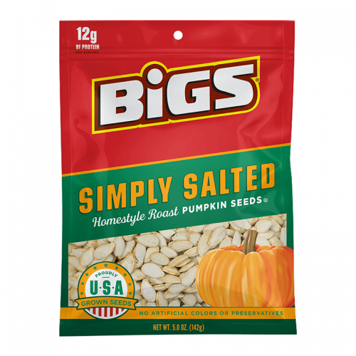 BIGS Pumpkin Seeds Simply Salted 142g Coopers Candy