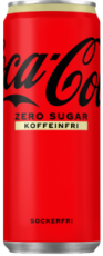 Coca-Cola Zero Koffeinfri 33cl (BF: 2024-02-29) Coopers Candy