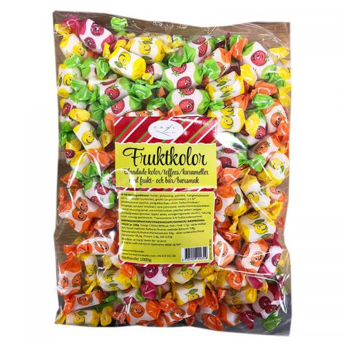 Carl Chocolate Fruit Toffee Mix 1kg Coopers Candy